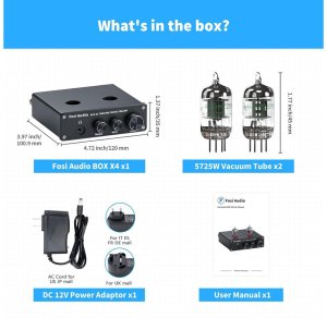 Fosi Audio Box X4 - Przedwzmacniacz, przedwzmacniacz gramofonowy z wyjściem słuchawkowym (6976136960355) 3