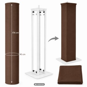Hardman Lycra osłona materiałowa do totemu PTS23 - brązowy one size 3