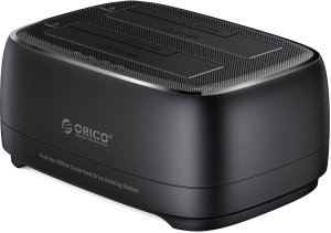 Stacja dokująca Orico 2 dyski SATA 2,5/3,5'' HDD/SSD, klonowanie, USB-C 5Gbps (DD28C3-C-EU-BK-BP) 2