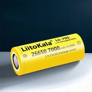 MotoMer Akumulator bateria ogniwo LiitoKala Lii-70S 3.7 V 7000 mAh 26650 7