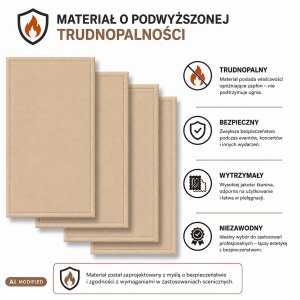 Hardman Lycra osłona materiałowa do parawanu HPD1B - beżowy one size 8