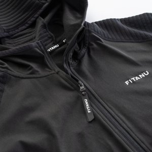 FITANU Męska bluza Frizzo czarny rozmiar XL 5