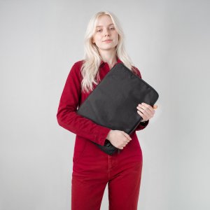 Torba Wozinsky Na laptop WTNP-17B 17" z chowaną rączką - czarna (5907769387814) 4