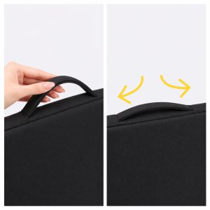 Torba Wozinsky Na laptop WTNP-14B 13-14" z chowaną rączką - czarna (5907769387777) 4