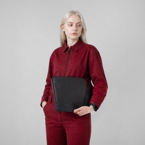 Torba Wozinsky Na laptop WTNP-14B 13-14" z chowaną rączką - czarna (5907769387777) 6