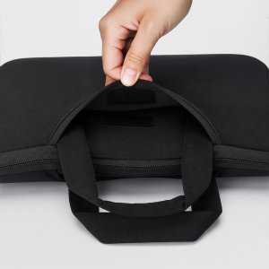Torba Wozinsky Na laptop WNT-15B 15.6" z chowaną rączką neoprenowa - czarna (5907769388507) 5