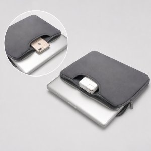 Torba Wozinsky Na laptop WNT-11G 10-11" z chowaną rączką neoprenowa - szara (5907769388477) 3