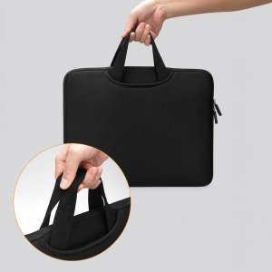 Torba Wozinsky Na laptop WNT-13B 13-14" z chowaną rączką neoprenowa - czarna (5907769388484) 3