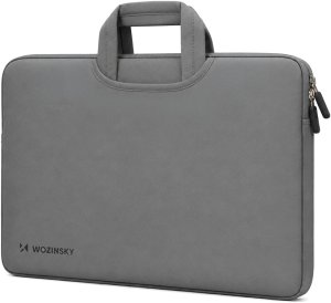 Torba Wozinsky Na laptop WNT-15G 15.6" z chowaną rączką neoprenowa - szara (5907769388514) 2