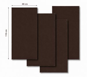 Hardman Lycra osłona materiałowa trudnopalna do parawanu HPD5B i HPD5W - 4 panele brązowe one size 3