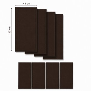 Hardman Lycra osłona materiałowa trudnopalna do parawanu HPD5B i HPD5W - 4 panele brązowe one size 6