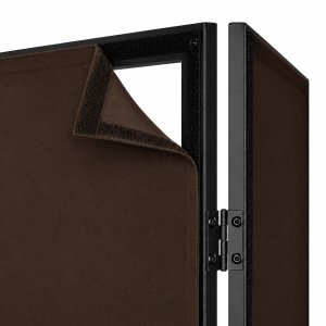 Hardman Lycra osłona materiałowa trudnopalna do parawanu HPD5B i HPD5W - 4 panele brązowe one size 8