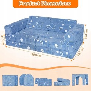 COGIO Sofa składana modułowa kanapa dla dzieci 3