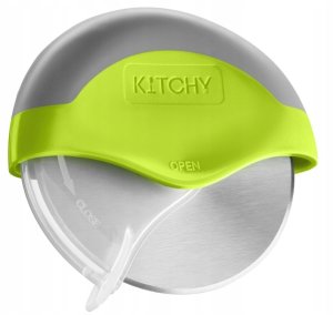 Yermos Nóż do pizzy, kółko do krojenia pizzy z osłoną ostrza, superostre Kitchy 2