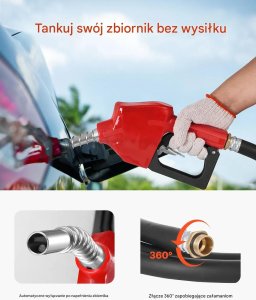 Lumarko Zbiornik paliwa 485L z pompą 12V mobilny dystrybutor do diesla 6