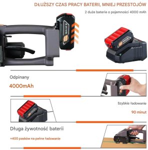 Staples Wiązarka elektryczna do taśm PP/PET 1019mm automatyczna do pakowania 4