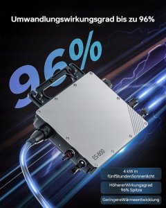 Azo Falownik solarny Micro Inverter 800 W IP67 2
