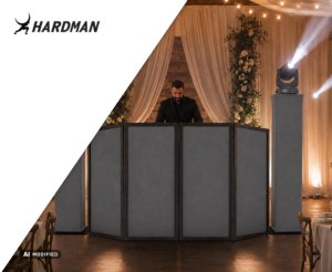 Hardman Lycra osłona materiałowa do parawanu HPD5 - szary one size 2