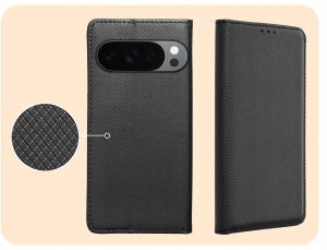 Hello Case Etui z Klapką Do Google Pixel 11 Pro XL (Czarne, Zamykane, Magnetyczne) (BOOK0775) 4