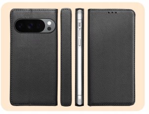 Hello Case Etui z Klapką Do Google Pixel 11 Pro XL (Czarne, Zamykane, Magnetyczne) (BOOK0775) 6