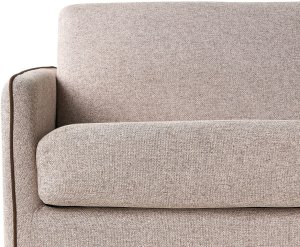 Beliani Sofa rozkładana dla 2 osób ISHOJ Jasnobrązowy (561345 Bel) 9