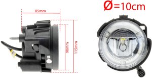 Einparts Automotive EINPARTS Światła DRL Duolight SUBARU DL08 do XV IMPREZA OUTBACK z systemem 11