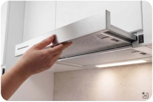 Berdsen Okap teleskopowy kuchenny podszafkowy 50 cm BT-242 inox 8