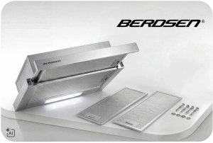 Berdsen Okap teleskopowy kuchenny podszafkowy 50 cm BT-242 inox 9