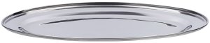 Excellent Houseware Taca do serwowania stalowa owalna 39 x 26 cm (ORI_139387) 4