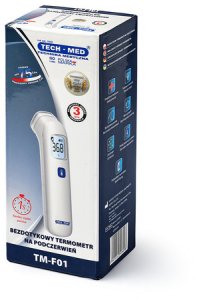 Termometr Tech-Med Termometr elektroniczny bezdotykowy na podczerwień TM-F01 2