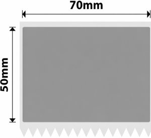 HankyLabel Etykiety samoprzylepne naklejki termotransferowe do Niimbot M3 70x50 3