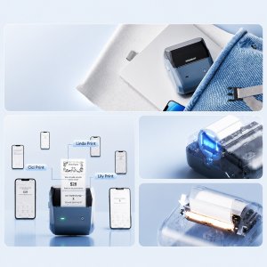 Drukarka etykiet Termiczna etykiet samoprzylepnych Niimbot B31 aplikacja Bluetooth 11