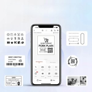 Drukarka etykiet Termiczna etykiet samoprzylepnych Niimbot B31 aplikacja Bluetooth 10