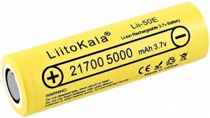 MotoMer Bateria Akumulator ogniwo Liitokala Lii-50E Li-ion 21700 5000mAh 3.7V 3