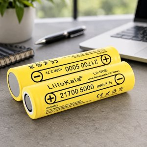MotoMer Bateria Akumulator ogniwo Liitokala Lii-50E Li-ion 21700 5000mAh 3.7V 8