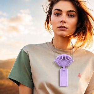 Wentylator Topk Wiatrak USB Cichy mini wentylator biurkowy ręczny 5000mAh TOPK K38 13