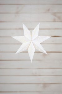 Dekoracja świąteczna Markslojd Gwiazda Świetlna Wisząca 45 cm Biała Blank 2