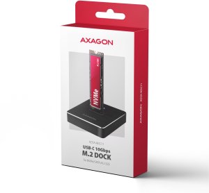 Stacja dokująca Digitus AXAGON stacja dokująca USB-C 10Gbps dla 1x dysku M.2 NVMe/SATA SSD (ADSA-M2C11) 6
