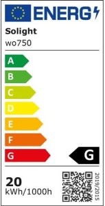 Aptel Solight LED oświetlenie zewnętrzne okrągłe, 20W, 1500lm, 4000K, IP54, 20cm (WO750) 6