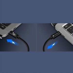 StarTech Szybki kabel do transmisji Thunderbolt 5 E-marker 80 Gb/s USB 240W 50cm 9