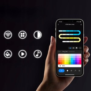 Taśma LED TECKIN Taśma podświetlająca LED RGB DIY Ambilight Neon oświetlenie do TV 5m 3