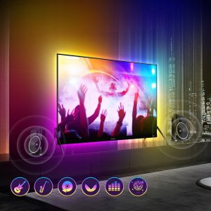 Taśma LED TECKIN Taśma podświetlająca LED RGB DIY Ambilight Neon oświetlenie do TV 3,8m 2