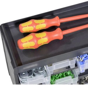 AllIT Pojemnik magazynowy VarioPlus Basic 32 (B x H x T) 300 x 335 x 135 mm Czarny, Żółty 1 szt. (458090) 2