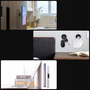 Topk Mocny uchwyt na magnes holder do samochodu TOPK D21 z aluminium czarny 12