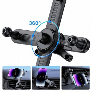 Topk Uniwersalny uchwyt do samochodu holder na telefon obracany obrotowy o 360 7