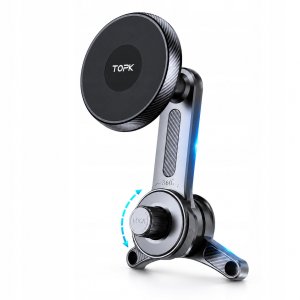 Topk Uniwersalny mocny uchwyt na magnes do samochodu na telefon obracany o 360 2