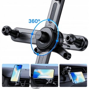Topk Uniwersalny mocny uchwyt na magnes do samochodu na telefon obracany o 360 4
