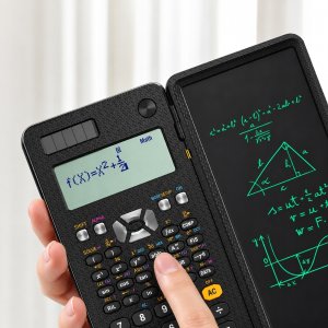 Kalkulator HKBD Naukowy kalkulator biurowy szkolny z notatnikiem notatnik notes 417 funkcji 6