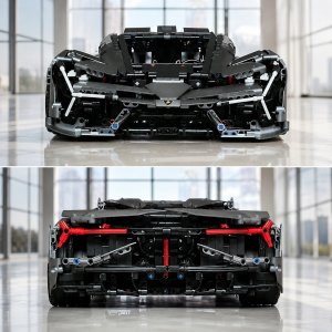TECKIN Klocki Techniczne Zestaw Klocków zdalnie sterowany Samochód Lamborghini 1:8 14