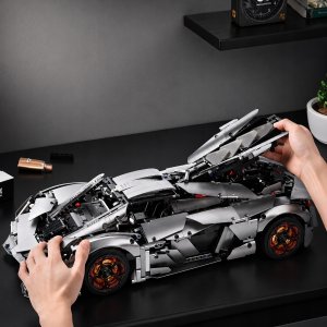 TECKIN Klocki Techniczne Zestaw Klocków zdalnie sterowany Samochód Lamborghini 1:8 10